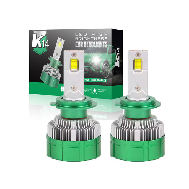 Aurora Auto Led Headlight 12-60V 24V K14 Series H1 H4 H7 H11 9005 9006 9012 880 120W 1000LM Hi Power Truck LED Headlight