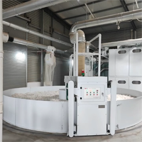 Machine à épiler les balles rondes LEBON à haute production, automatique, pour salle de filage à anneaux, avec moteur de 30 kW et haute efficacité