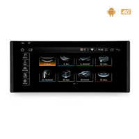 Lecteur multimédia GPS de navigation automobile Android 13 8 cœurs 10,25 pouces, écran partagé, tableau de bord, 4G WIFI, CarPlay sans fil intégré, Audi