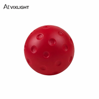 Balle de pickleball silencieuse en mousse PU, anti-bruit, rebond élevé, souple, 74 mm, 30 g, pour entraînement et décompression en intérieur