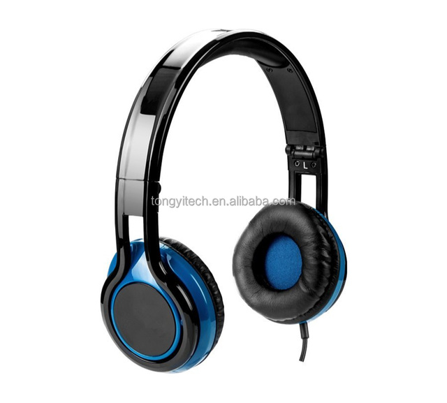 OEM ODM 3.5mm Jack Plug Over-Ear Foldable Wired Headphones with Detachable Audio Cable 1.5m Cord for PC Computer Laptops
