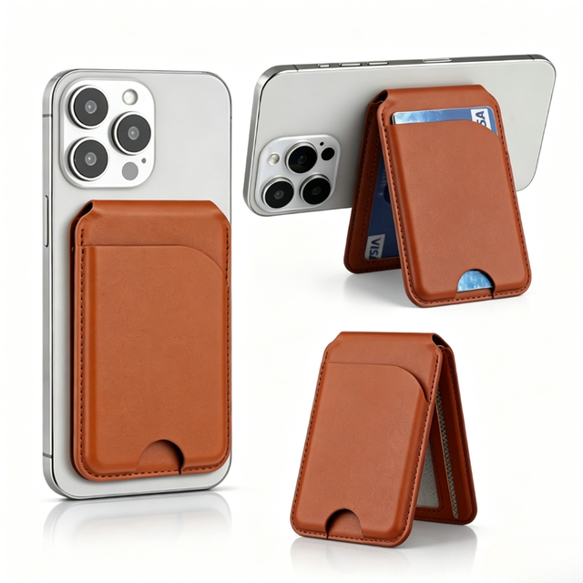 Magsafe Wallet for Credit Card iPhone Magnetic Wallet for iPhone 17/16/15/14/13/12 Series Smart Magsafe Wallet Stand
