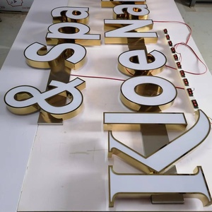Insegna LED 3D TAFE & <span class=keywords><strong>Università</strong></span> con <span class=keywords><strong>Lettere</strong></span> Luminose Frontali, Installazione con Viti e Dadi, Insegne LED Illuminate, MOQ 1 Pezzo - Product Image 6