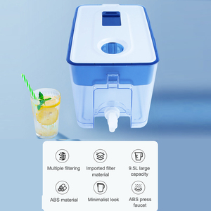 YenvQee filtro per uso domestico serbatoio acqua minerale alcalizzatore caraffa Standard universale 9.5L ad alta capacità depuratore di acqua brocca - Product Image 4