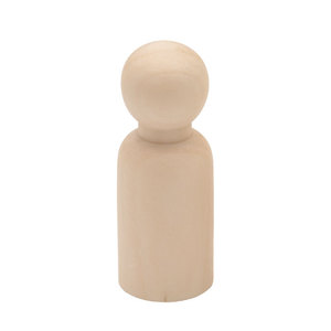 Poupées en bois naturel au design moderne - Figurines à peindre pour l'artisanat DIY, la décoration intérieure et les cadeaux créatifs personnalisés - Product Image 6