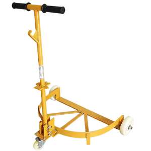 Chariot à tambour hydraulique manuel pour fûts en acier de 55 L (acier inoxydable/acier), hauteur de levage maximale 920 mm, avec fonction de rotation des fourches - Product Image 6