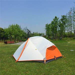 เต็นท์แคมป์ปิ้งสองชั้นแบบ Ultralight ระดับไฮเอนด์ กันน้ำ สำหรับ 2 คน รุ่น CZX-164 พร้อมเสาอลูมิเนียมและแผ่นรองพื้นสำหรับเดินป่า - Product Image 4
