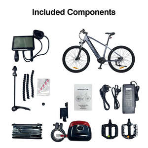 Vélo électrique Nakxus 27M201 City, style vintage, assistance au pédalage, batterie 13Ah, autonomie 40 km, moteur 750W, cadre en aluminium, double pliage arrière. - Product Image 3