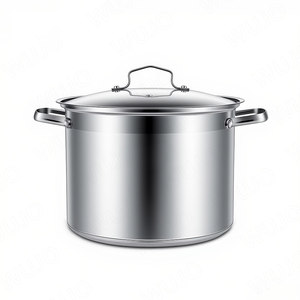 Ensemble de casseroles en acier inoxydable 18/10, 12 pièces, compatibles lave-vaisselle, avec couvercle en verre, fabriqué par une usine LFGB BSCI - Product Image 4