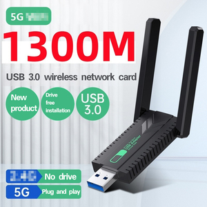 USB 3.0 Gigabit Dual Band 1300mbps adattatore Wireless <span class=keywords><strong>Wi</strong></span> -fi Dongle per PC & Macbook Driver gratuito tipo interno - Product Image 5