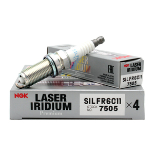 หัวเทียนแท้ NGK SILFR6C11 7505 เลเซอร์อิริเดียม 4 ชิ้น อะไหล่จุดระเบิดที่ทนทานสำหรับเครื่องยนต์รถยนต์ - Product Image 2