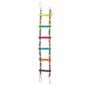 Juguete de Madera Ecológico para Pájaros, Escalera Colorida para Masticar, Alivia el Aburrimiento y la Depresión en Mascotas, Venta al por Mayor de Fábrica - Product Image 2