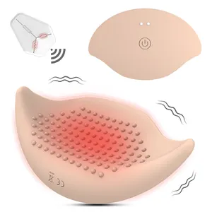 Vibration silicone breast pad silicone ten frequency vibration women's masturbator adult toy underwear silicone vibration bra