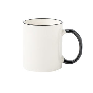 Tasse en céramique AI-MICH de 11oz tasse blanche vierge personnalisée avec poignée colorée pour la vente en gros - Product Image 6