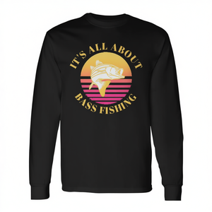 Maglietta a Maniche Lunghe per la Pesca al Bass, Ideale per Promozioni - Product Image 2