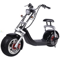 Scooter Eléctrico Urbano Citycoco Clásico de 1500W/2000W de Largo Alcance, Motocicleta Eléctrica Tipo Chopper para Adultos con Neumáticos Anchos