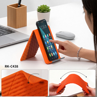 Support de téléphone portable pliable en silicone flexible, support de tablette de bureau pour appels vidéo, diffusion en direct et jeux - Offre Spéciale