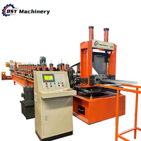 Machine de formage à froid de poutrelles en acier CZ à grande vitesse, entièrement automatique et réglable, pour fabricants de poutrelles métalliques
