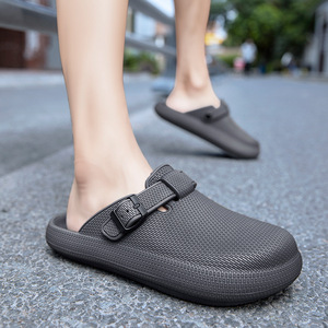 Black Closed Toe Clogs <b>Soft</b> Sole EVA Anti-Slippery All Seasons Slip On <b>Shoes</b> - Product Image 6