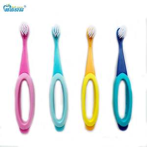 Cepillo de Dientes para Bebé Haochi Liangpin, Paquete de 1, Cerdas Suaves, Orificio Redondo, para Bebés de 0 a 3 Años, Entrenamiento de Dentición - Product Image 2