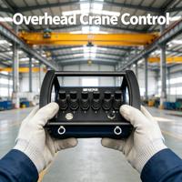 Control Remoto Proporcional Hidráulico Industrial de 6 Ejes para Grúa Pórtico, Equipo de Control de Elevación Seguro Antioperación Accidental