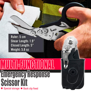 <span class=keywords><strong>Tijeras</strong></span> Tácticas Multifunción para Leatherman Raptors, <span class=keywords><strong>Tijeras</strong></span> Plegables de Primeros Auxilios, Herramienta de Supervivencia al Aire Libre, Dispositivo Combinado - Product Image 1