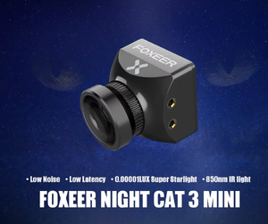 Foxeer Mini Cat <span class=keywords><strong>3</strong></span> 1200tvl 0.00001lux Starlight Fpv Camera M12 2.1Mm Laag Licht Lens Pal/Ntsc Voor Rc Racing Drone - Product Image 4