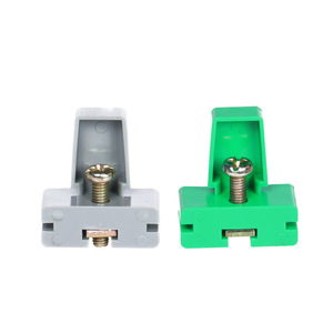 Bloque de terminales de tornillo CHKL JF5, tapa final de plástico ABS para ingeniería eléctrica, conector universal - Product Image 1