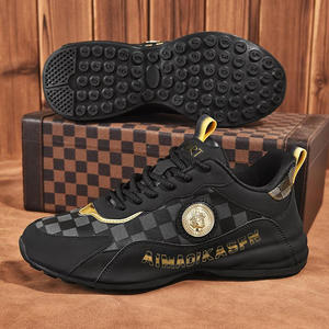 Zapatillas deportivas de invierno de caña alta con cordones, transpirables, para caminar, con amortiguación, parte superior de microfibra y malla, suela de goma duradera para hombre - Product Image 2