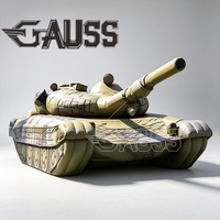 Modèle de char gonflable d'entraînement 2026, camouflage disponible, durable, pour événements extérieurs