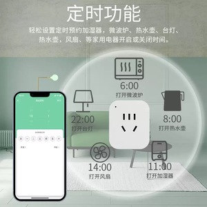 Mini wifi thông minh cắm 16A tuya phổ tường ổ cắm hỗ trợ Alexa Google nhà tuya Ổ cắm thông minh - Product Image 5