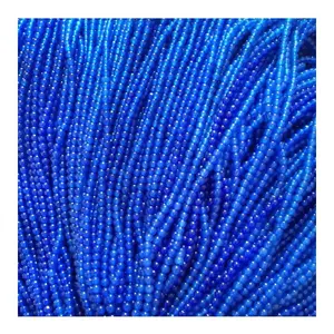 Natural Blue Sapphire Gemstone Round Loose Beads 16" Strands 6mm 8mm 10mm