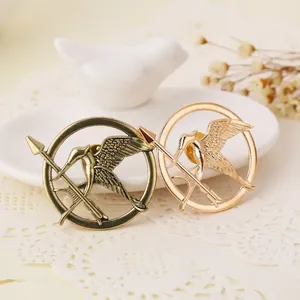 Broches de Metal de Moda con Diseño de Aves, Estilo Vintage Popular de Los Juegos del Hambre, Regalos de Cosplay - Product Image 1