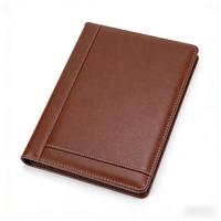 Porte-documents en cuir PU personnalisé avec logo, pour cadres dirigeants, classeur, bloc-notes, porte-documents pour hommes et femmes