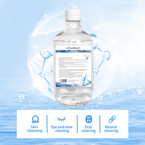 <span class=keywords><strong>Solution</strong></span> <span class=keywords><strong>saline</strong></span> d'usine OEM 0,9% 500 ml Portable jetable 5 ml Peut être atomisée dans les poumons Fabriqué en Chine - Product Image 2