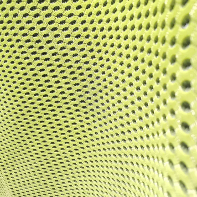 ECO 친절한 녹색 공기 메시 물 증거 직물 자카드 직물 니트 매트리스 털실을 위한 100% 년 폴리에스테 리넨 직물 염색된 스웨드 피복