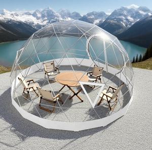 Tente igloo de glamping géodésique de couverture de PVC imperméable extérieure d'hiver moderne de vente chaude pour l'événement extérieur - Product Image 6