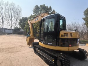 Mini-excavatrice d'occasion 8 tonnes Caterpillar 308 CAT 308 CAT 308C, pelle sur chenilles d'origine japonaise, marteau briseur d'occasion, certifiée CE - Product Image 2