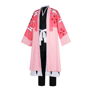 Costume de cosplay pour homme, Anime Bleach, Arc de la Guerre des <span class=keywords><strong>Mille</strong></span> Ans, Capitaine Kyoraku Shunsui, AOKG-086 - Product Image 1