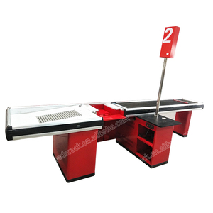 <span class=keywords><strong>Caisse</strong></span> enregistreuse électrique bon marché pour épicerie / magasin / supermarché avec tapis roulant - Product Image 4