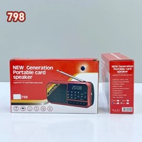 Haut-parleur YSF-798 2026 avec AirPlay et lumière LED clignotante pour fêtes et utilisation en extérieur - Lecteur MP3 radio très vendu en Afrique