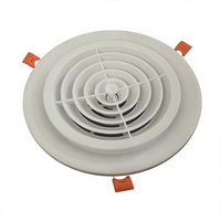 Grille de ventilation industrielle moderne en ABS pour système CVC, diffuseur de conduit, durable, installation facile, garantie 3 ans