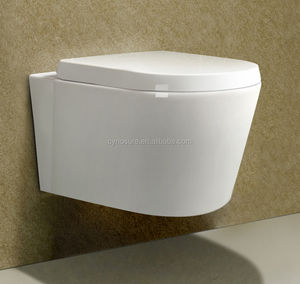 Inodoro de Pared de Cerámica con Cierre Suave, Sanitario Simple - Product Image 6