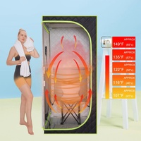 Tente de sauna vapeur humide portable et pliable pour la maison, sauna vapeur portable 3L, sauna humide pour le corps entier, SPA