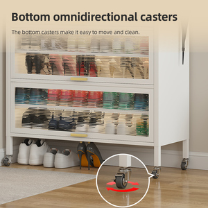 Zapatero que Ahorra Espacio con Patas Elevadas, Mueble de Almacenamiento Grande para Entrada y Armario, Embalaje Seguro para Comercio Electrónico - Product Image 3