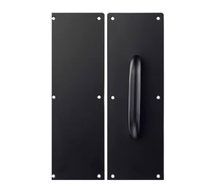 Commercial Exterior <b>Door</b> Stainless Steel Modern 300x100mm <b>Pull</b> and Push Plate Sign Plate with <b>Handle</b> for Bathroom Hotel Mall - Product Image 1