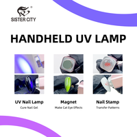 Mini Lampe UV LED Rechargeable Professionnelle Portable à Séchage Rapide avec Matériau Métallique pour Salon et Usage Domestique