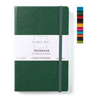 Benutzer definierte Bestseller Business Einfache Voll tonfa rbe mit elastischem Riemen Tagebuch A5 Hardcover Papier PU Leder Notebooks Logo