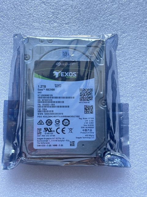 Pulled Tested Exos 10E2400 ST1200MM0129 1.2TB 2.5" SAS 12Gb/s 10000rpm 256MB Cache Enterprise HDD