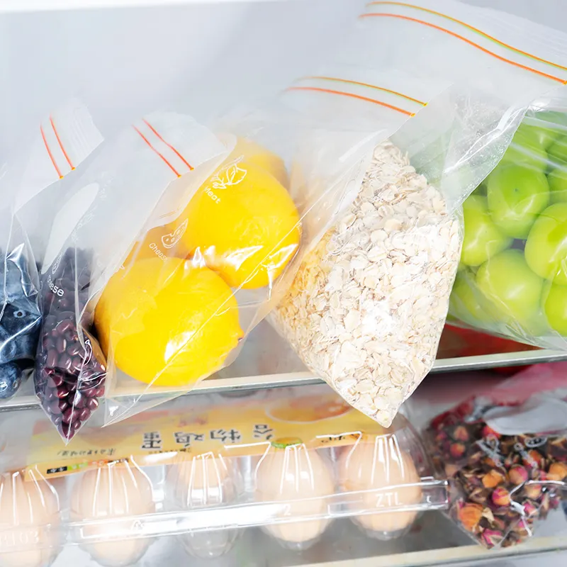 Customized Anti-foggy BOPP Bag self adhesive transparent fresh fruit vegetables packing bags for lettuce plastic packaging